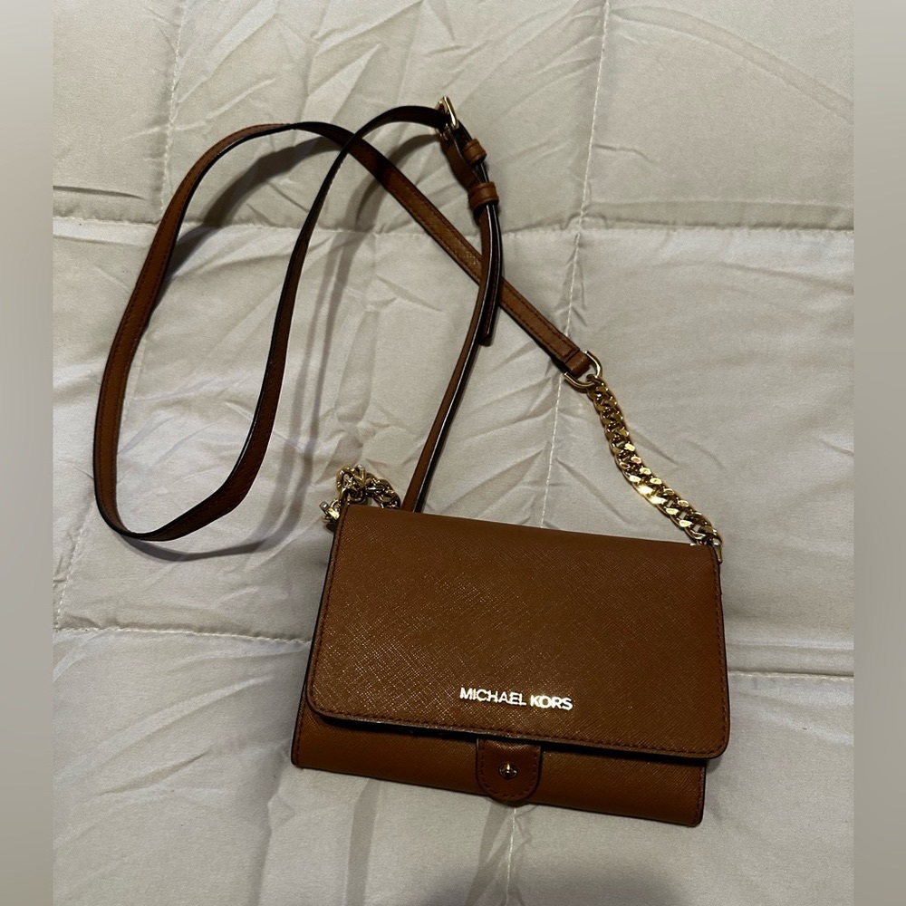 Michael kors wallet on a chain